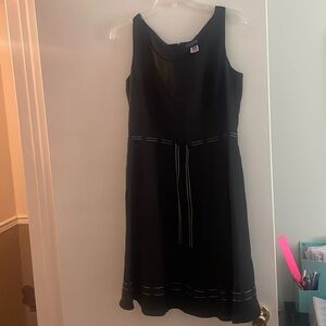 Black dress, Ann Taylor, size 10P with ribbon detailing